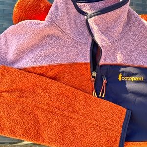 COTOPAXI color block fleece.  Size large.